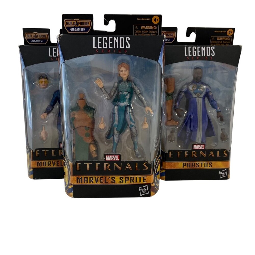Marvel Legends Series Eternals Action Figures - Sprite Ikaris & Phastos 6-Inch
